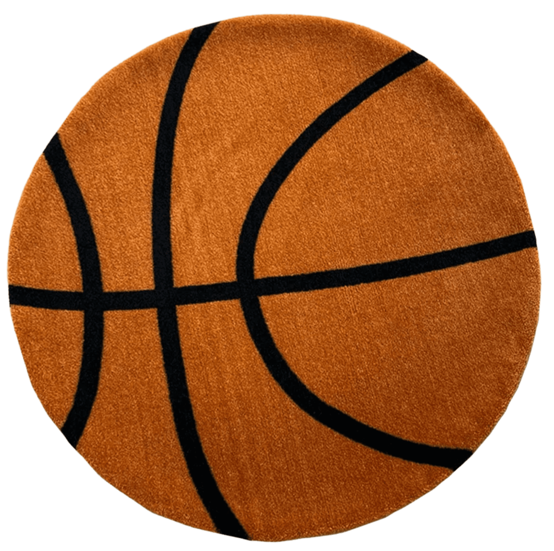 Tapete Quarto Infantil Redondo Bola de Basquete