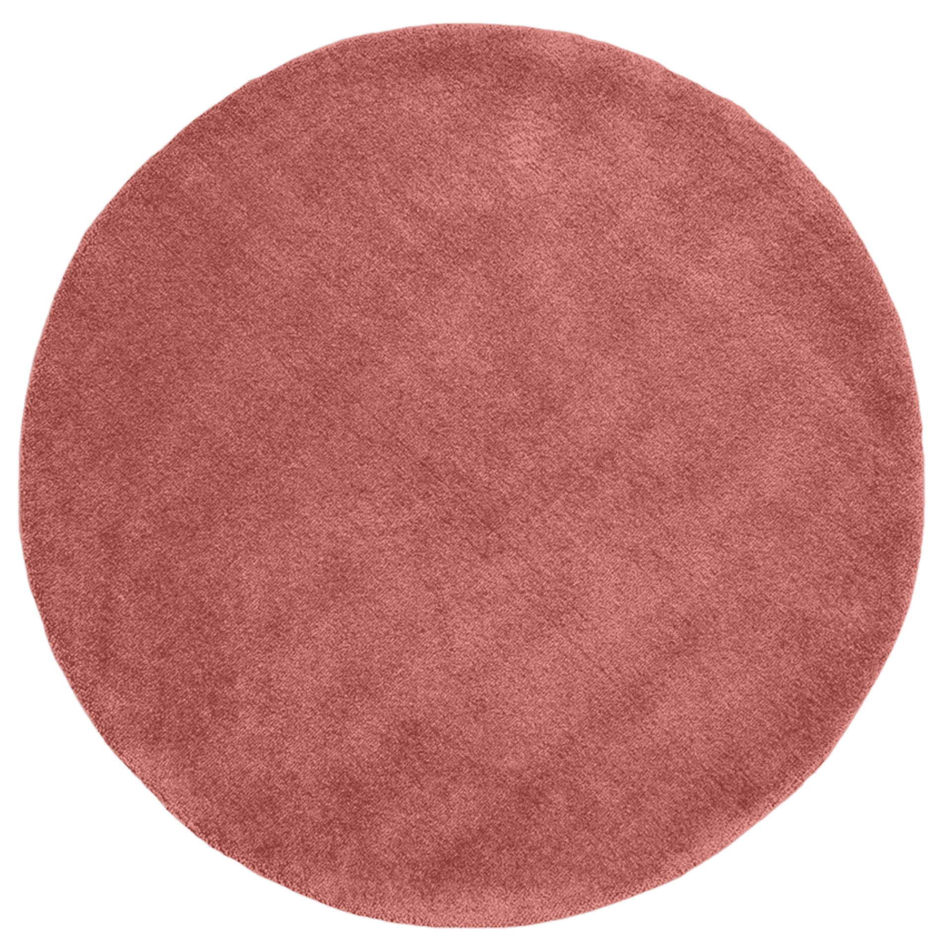 Tapete Redondo Basic Colors Terracota